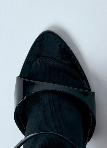 Balenciaga Avenue Sock 110mm Heel Sandals Black bal0259016