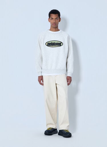 Metalwood Raglan Sleeve Sweatshirt Grey met0164002