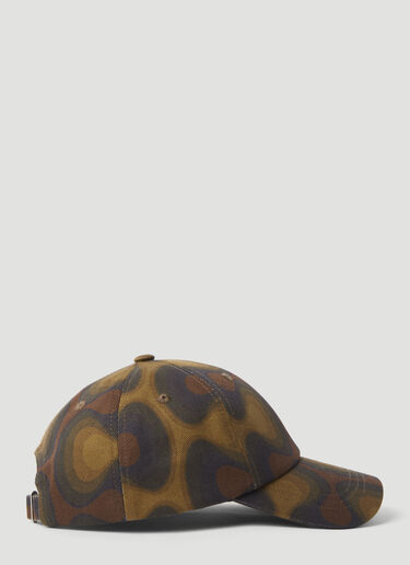 Dries Van Noten Printed Baseball Cap Brown dvn0156039