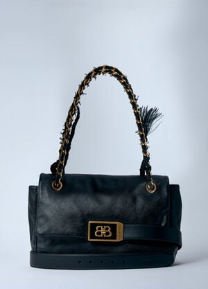 Balenciaga Modu Flap Shoulder Bag Grey bal0259023