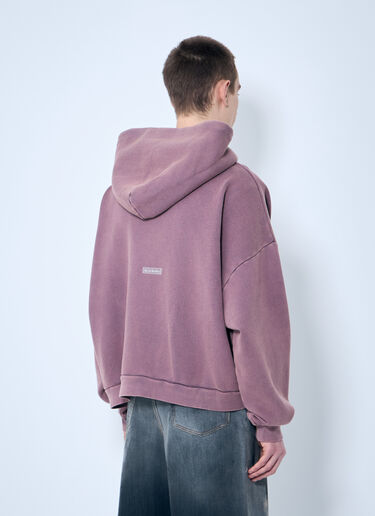 Acne Studios Drawstring Hood Sweatshirt Purple acn0159007
