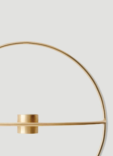 POV Small Circular Candleholder Audo Copenhagen POV Small Circular Candleholder Gold wps0670173
