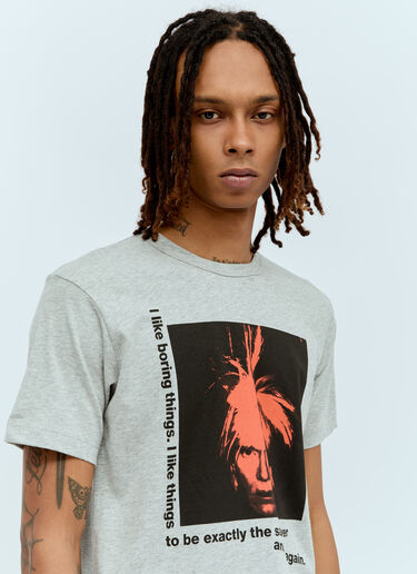 Comme des Garçons SHIRT x Andy Warhol Tシャツ グレー cdg0156008