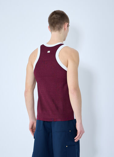 Wales Bonner Rio Tank Top Burgundy wbn0160011