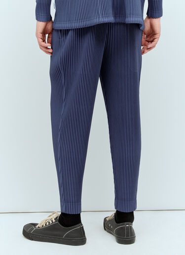 Homme Plissé Issey Miyake 월간 색상: 2월 플리츠 팬츠 블루 hmp0156009