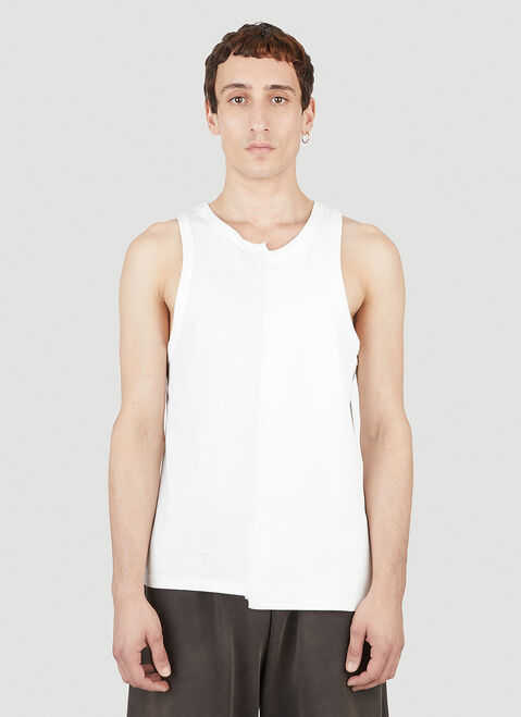 Charlie Constantinou Asymmetric Tank Top Blue cco0154007