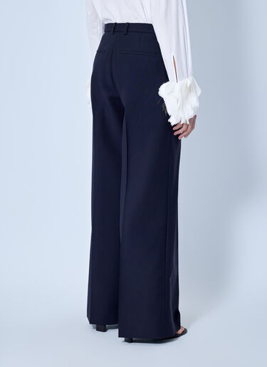 Jil Sander Wide-Leg Tailored Trousers Dark Blue jil0266004