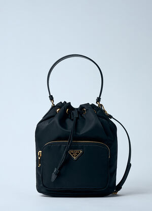 The Row Re-Nylon Bucket Bag Navy row0260034