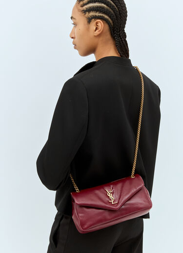 Saint Laurent Calypso Small Shoulder Bag Red sla0257130