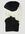 Sky High Farm Workwear Hand Knitted Cow Balaclava Black skh0350006
