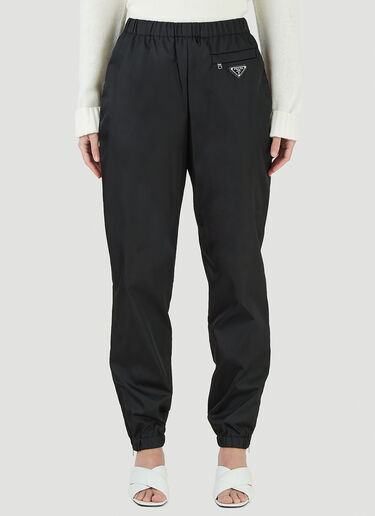 Prada Re-Nylon Track Pants Black pra0245044