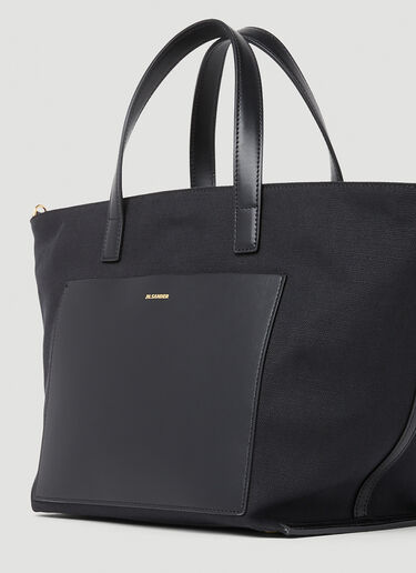 Jil Sander Wander Square Tote Bag Black jil0253015