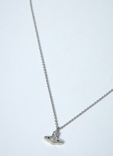 Vivienne Westwood Logo Motif Necklace Silver vvw0262038
