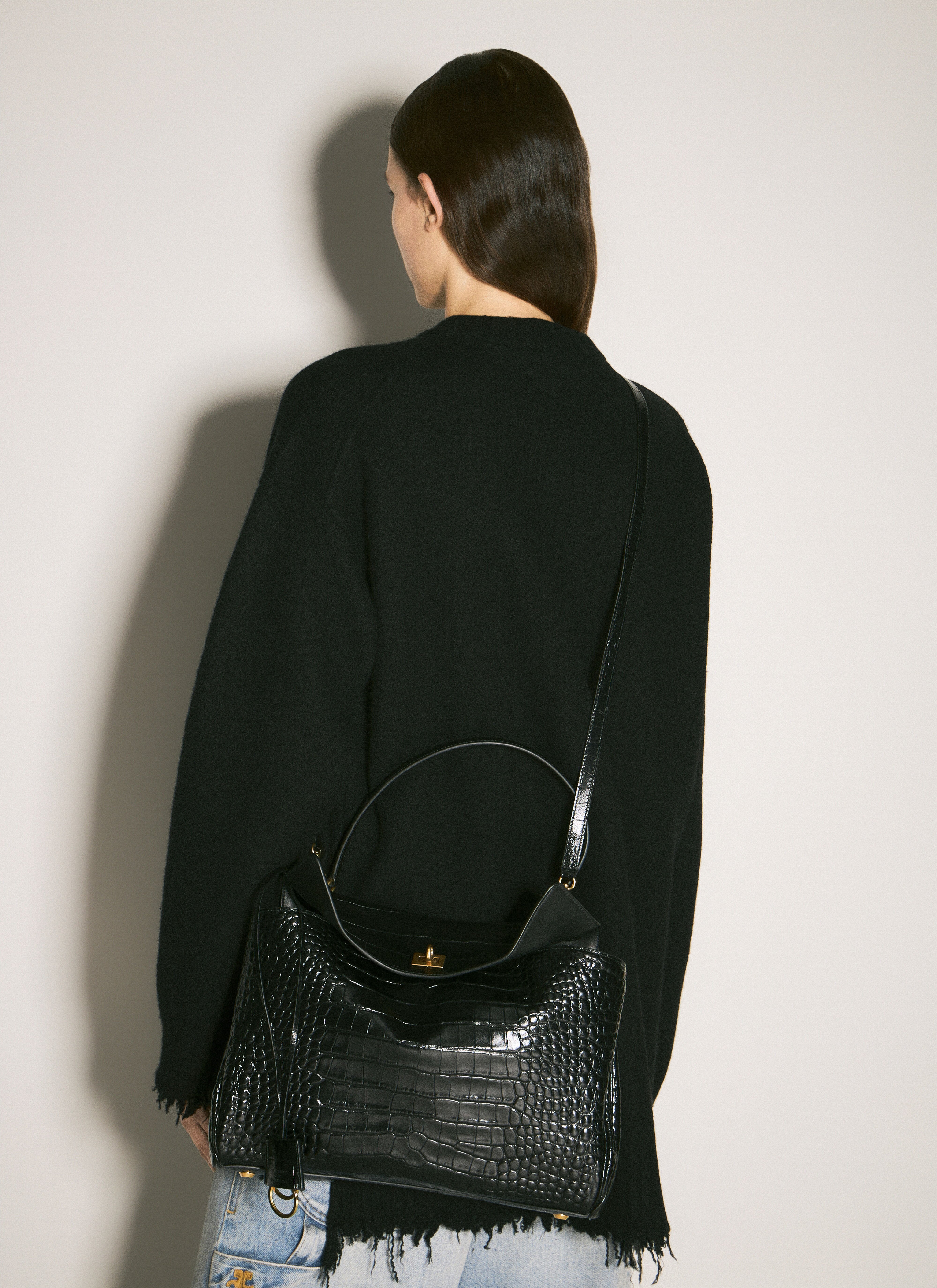 Balenciaga Women's' Rodeo Medium Handbag in Black | LN-CC®
