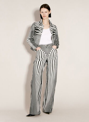 Jean Paul Gaultier Body Morphing 数码印花牛仔裤 白色 jpg0256020