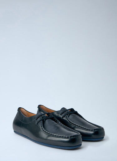 Leather Moccasin Shoes Jil Sander Leather Moccasin Shoes Black jil0264041