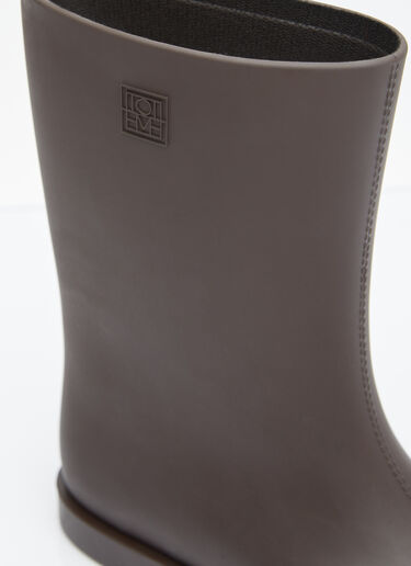TOTEME The Rain Boots Brown tot0254011