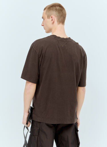 MHL by Margaret Howell Simple T-Shirt Brown mhl0156007