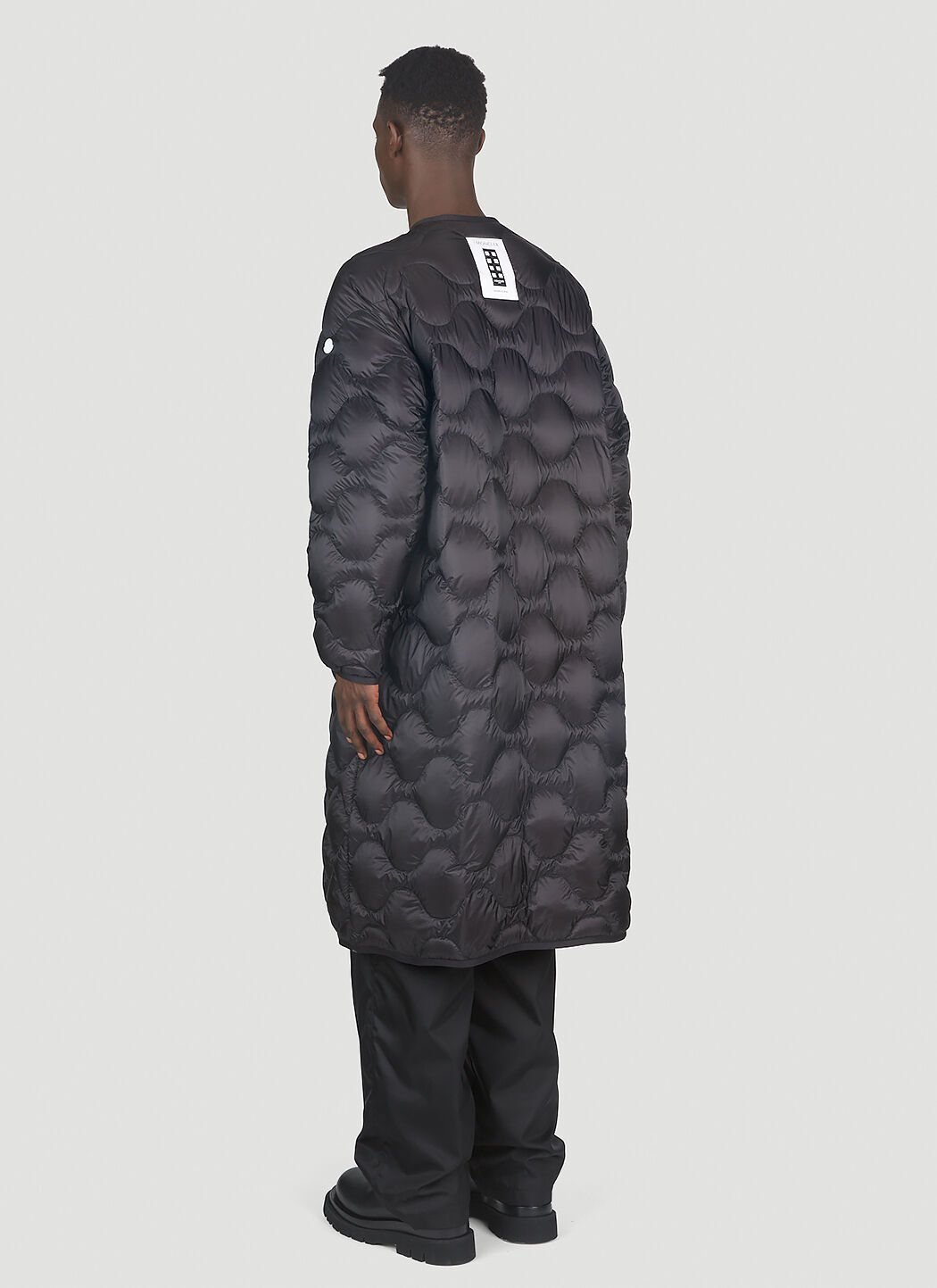 4 Moncler Hyke Nadelhorn Quilted Coat in Black | LN-CC
