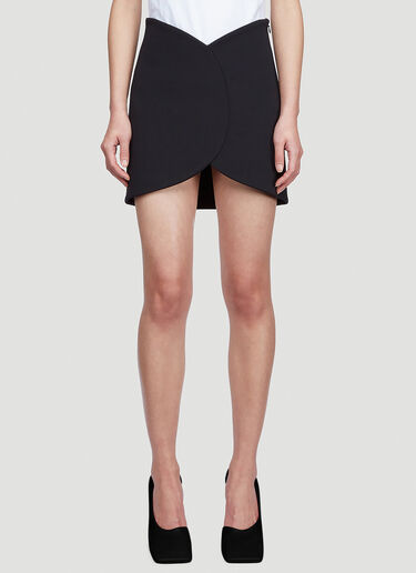 Balenciaga Circle Mini Skirt Black bal0245123