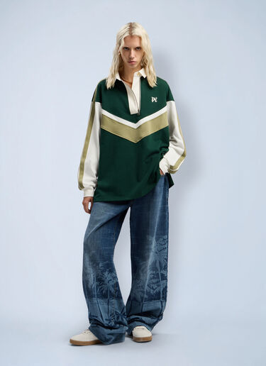 Palms Loose Denim Pants Palm Angels Palms Loose Denim Pants Light Blue pma0262118