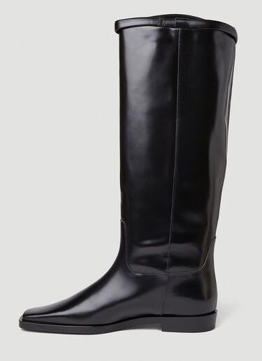 TOTEME Riding Boots Black tot0251006