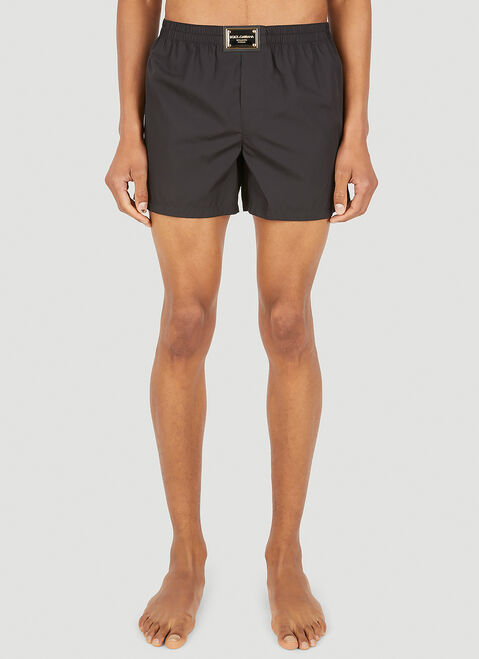 Dolce & Gabbana Logo Plaque Boxers White dol0152001