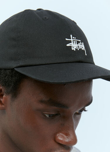 Stüssy Logo Embroidery Baseball Cap Black sts0152029
