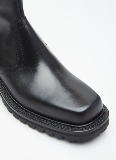 Dries Van Noten Leather Chelsea Boots Black dvn0154029
