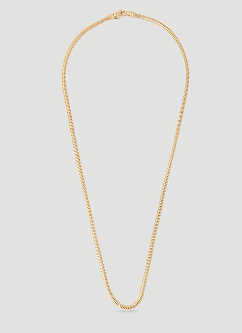 Tom Wood Snake Chain Necklace Silver tmw0353027
