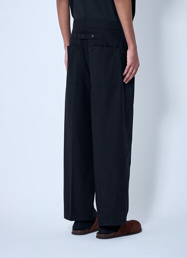 Gucci Cotton Poplin Pants Black guc0160006