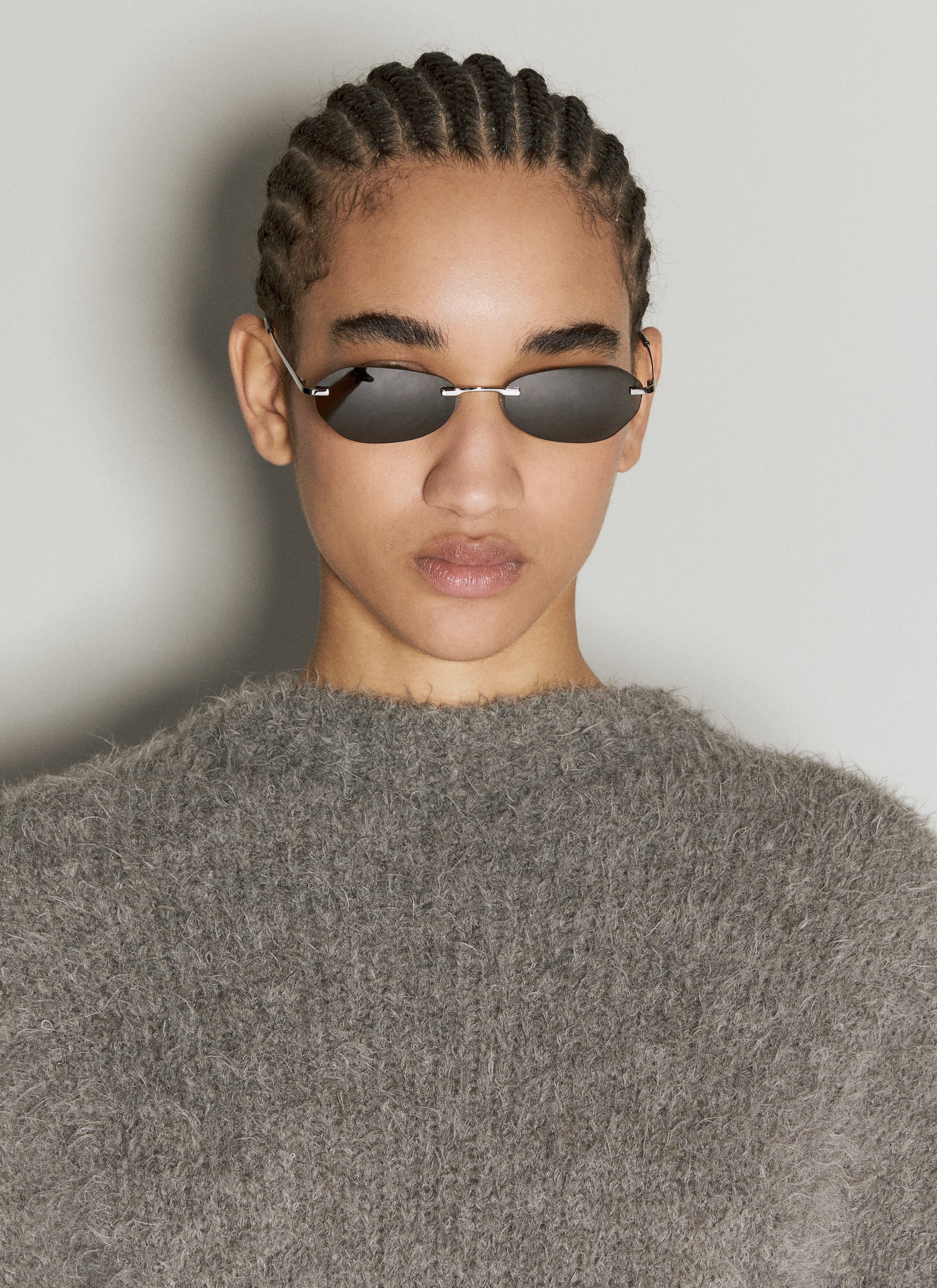 Our Legacy Adorable Frameless Sunglasses Grey our0257007