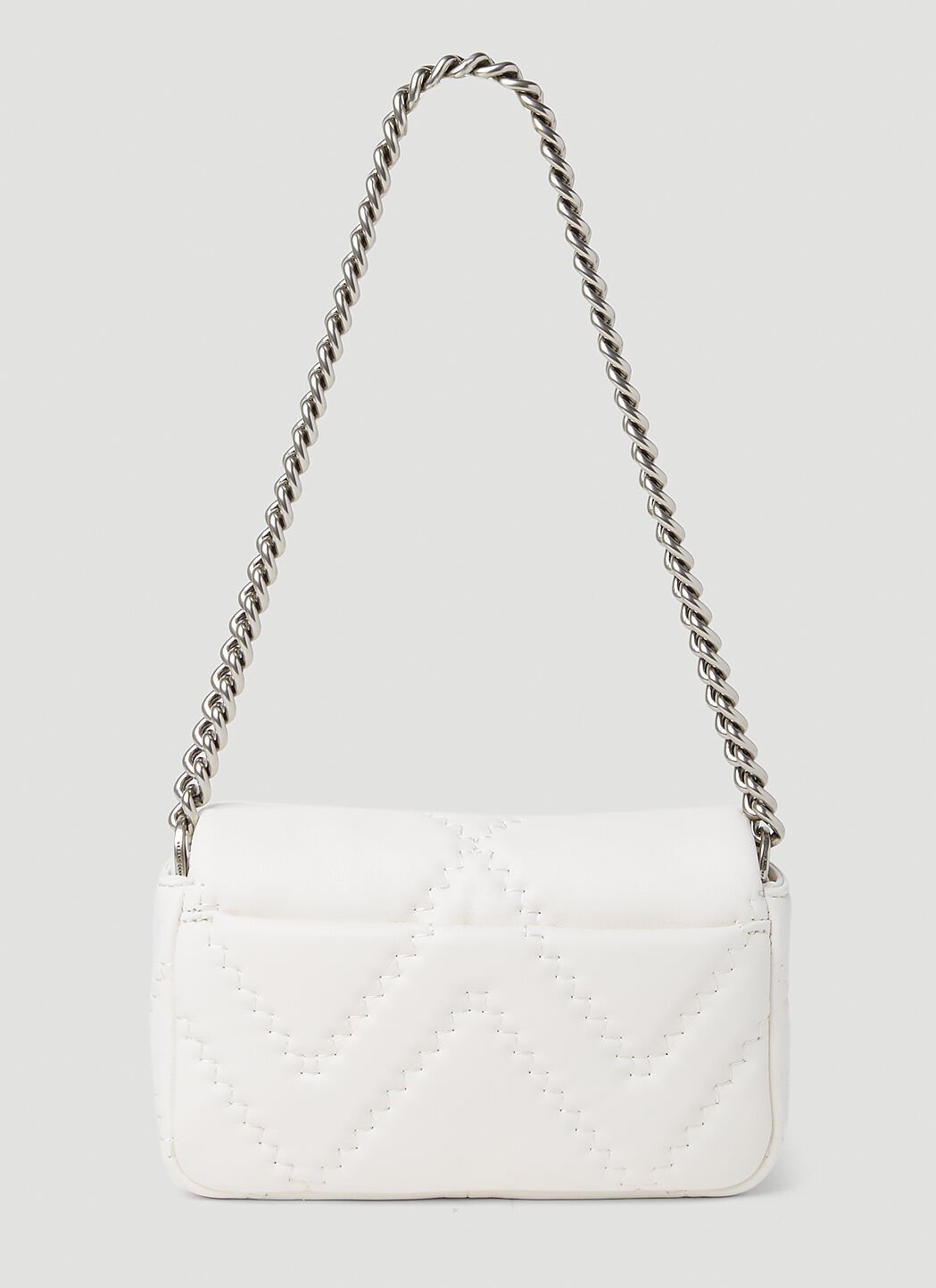 Marc Jacobs Women s Quilted J Marc Mini Shoulder Bag in White LN CC