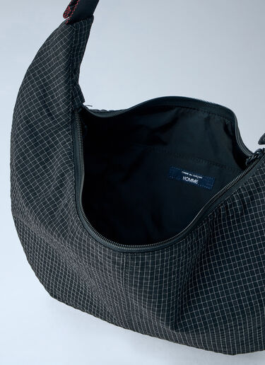 Comme des Garçons Homme Grid Check Shoulder Bag Black cdh0164005