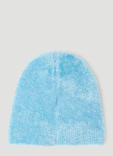 Acne Studios Fluffly 针织微型徽标无檐便帽 蓝色 acn0153048
