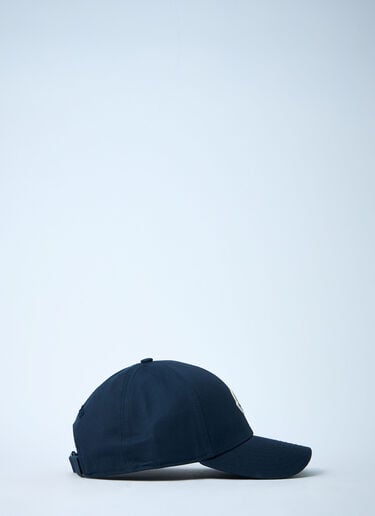 Moncler Logo Motif Baseball Cap Navy mon0161026