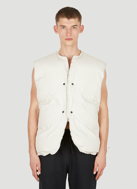 Dion Lee The Ultimate Sleeveless Puffer Jacket Black dle0349002