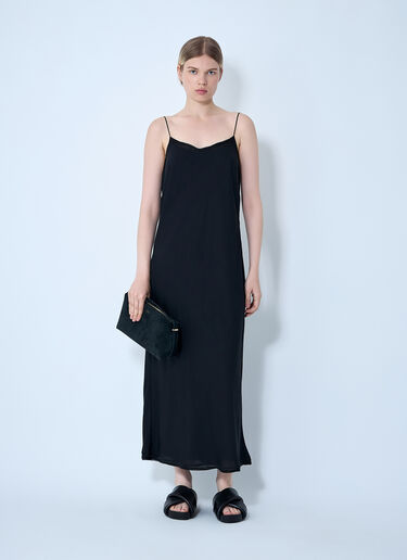 Satin Slip Dress TOTEME Satin Slip Dress Black tot0261040
