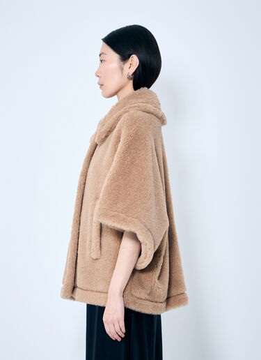Max Mara 泰迪绒面料披肩 米色 max0259027
