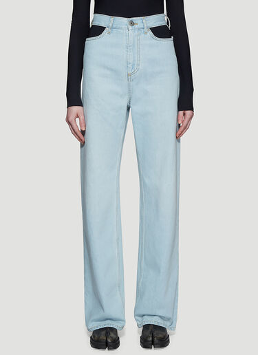 Cut-Out Jeans Maison Margiela Cut-Out Jeans Blue mla0235010
