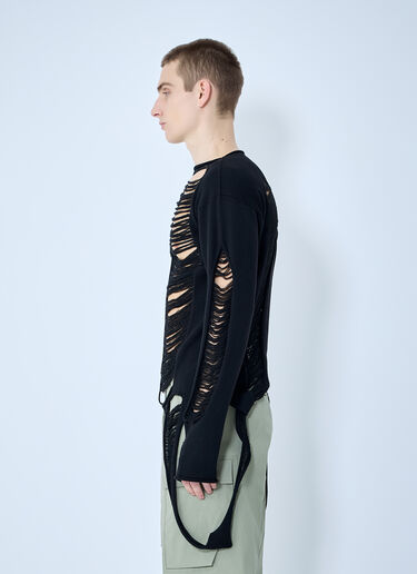 Rick Owens Laddered Sweater Black ric0160007