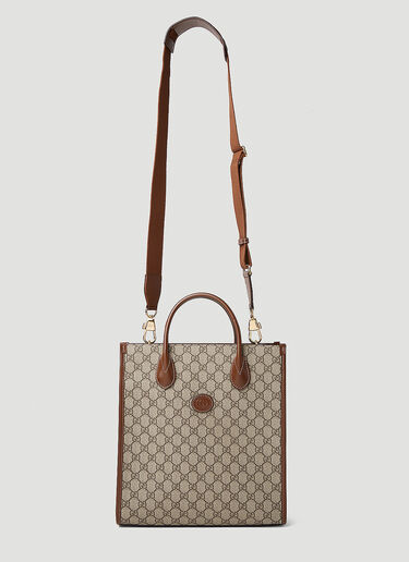 Gucci Interlocking G Medium Tote Bag Beige guc0152253