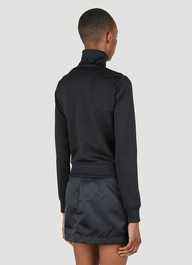 Courrèges Zip Front Track Sweatshirt Black cou0247013