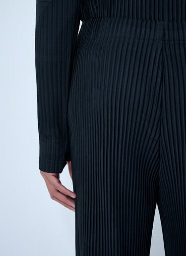 Homme Plissé Issey Miyake Pleated Tapered Pants Black hmp0163001