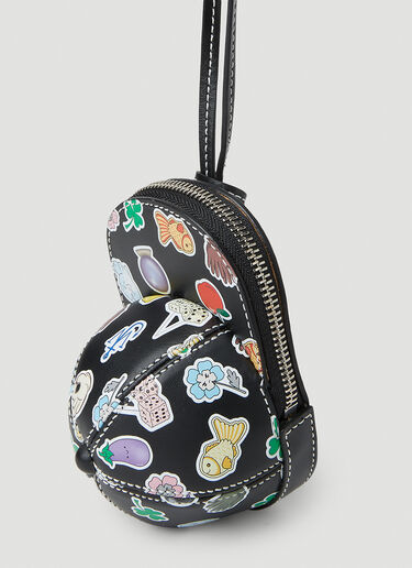 JW Anderson 贴纸迷你帽袋 黑色 jwa0251026