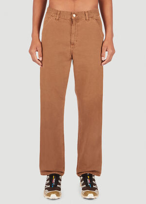 Carhartt WIP Single Knee Pants Brown wip0151002