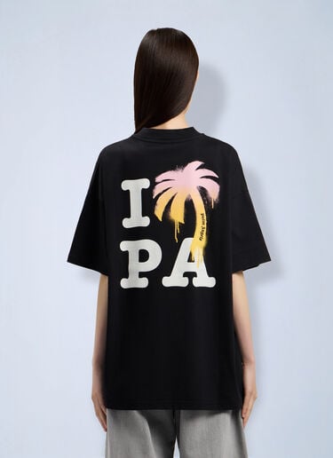 Palm Angels I Love PA Loose T-Shirt Black pma0264208