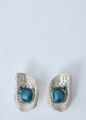 Kiko Kostadinov Alis Dish Earrings Silver kko0260013