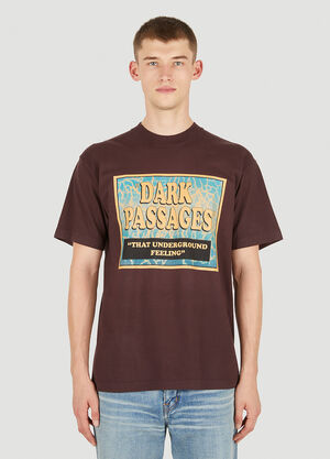 Come Tees Dark Passages 레이버 티셔츠 브라운 com0349003