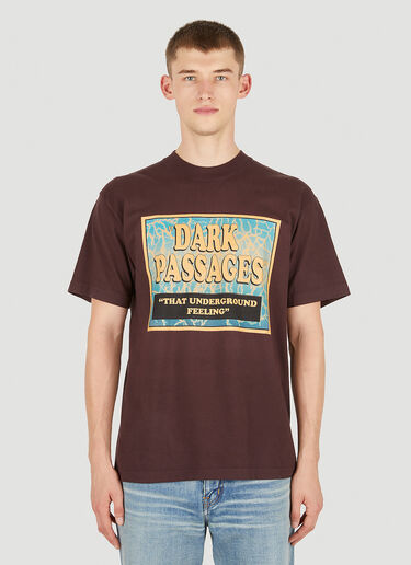 Dark Passages Raver Tシャツ Come Tees Dark Passages Raver Tシャツ ブラウン com0349003